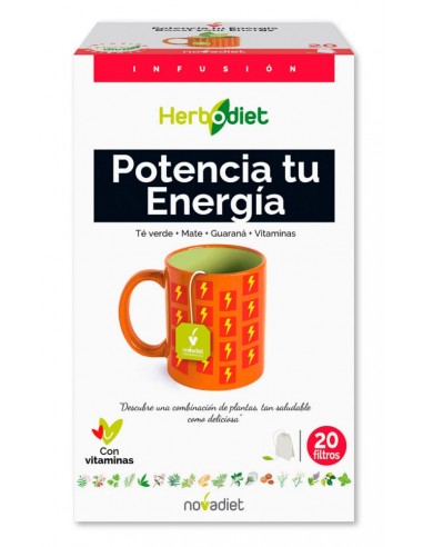 Herbodiet Potencia tu Energía 20 filtros Novadiet