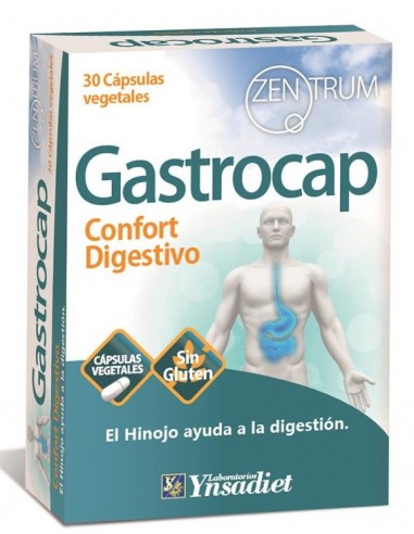 Gastrocap Confort Digestivo 30 cápsulas Zentrum Ynsadiet