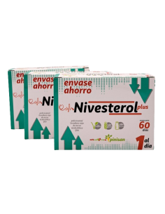 Pack (3 uds.) Nivesterol Plus 60 cápsulas Pinisan