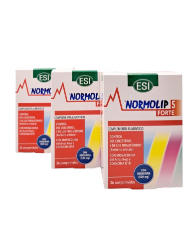 Normolip 5 Forte OFERTA ➡️ Pack 3uds Online| HERBODELICIAS