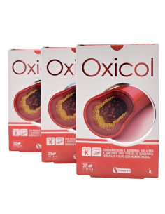 Pack (3 uds.) Oxicol Actafarma 28 cápsulas
