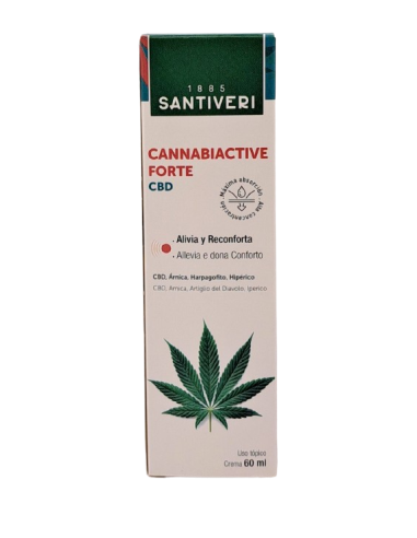 Cannabiactive Forte CBD crema 60 ml Santiveri