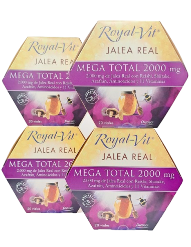 Pack (4 uds) Royal Vit Mega Total 2000 Dietisa