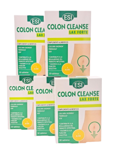 Pack (5 unds) Colon Cleanse Lax Forte ESI