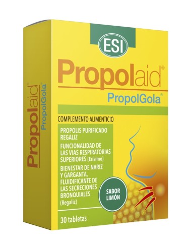 Propolaid PropolGola sabor limón 30 tabletas ESI