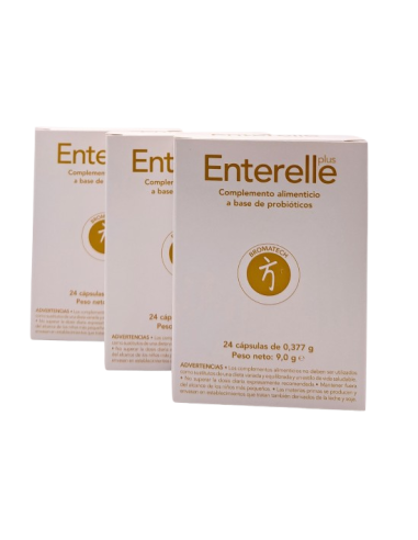 Pack (3 unds) Enterelle 24 cápsulas Bromatech